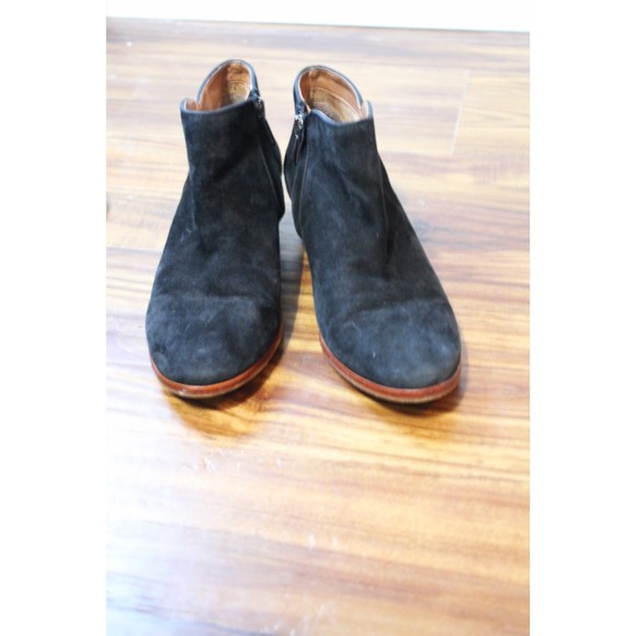 Sam Edelman Black Suede Petty Booties Size 6.5 - Picture 5 of 6